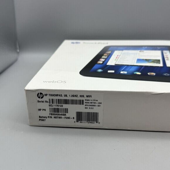 9.7” HP TouchPad (HSTNH-129C) 16GB With Original Box Tested Works! - Picture 3 of 6